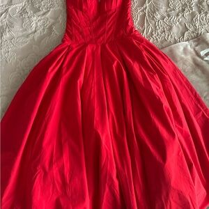 Red Flare Dress